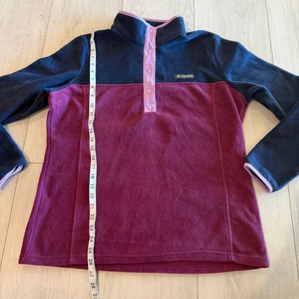 Columbia women's Benton Springs Half Snap Fleece - size L
